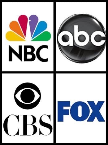 NBC ABC CBS FOX logos